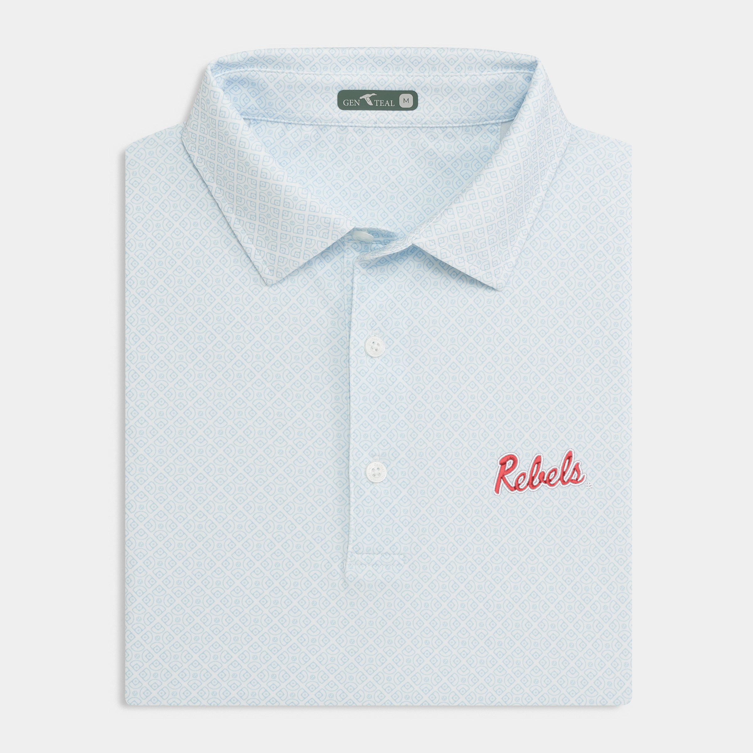 Ole Miss Rebels Diamonds Printed Performance Polo