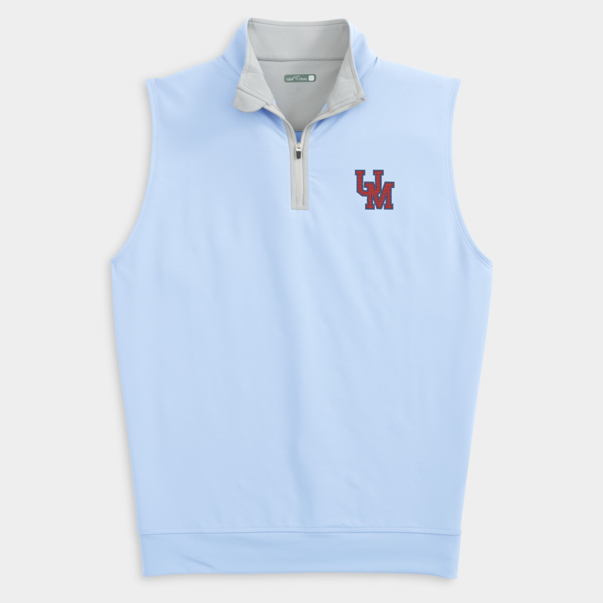 Men's Sunday Ole Miss Venture Performance Quarter Zip Vest | GenTeal