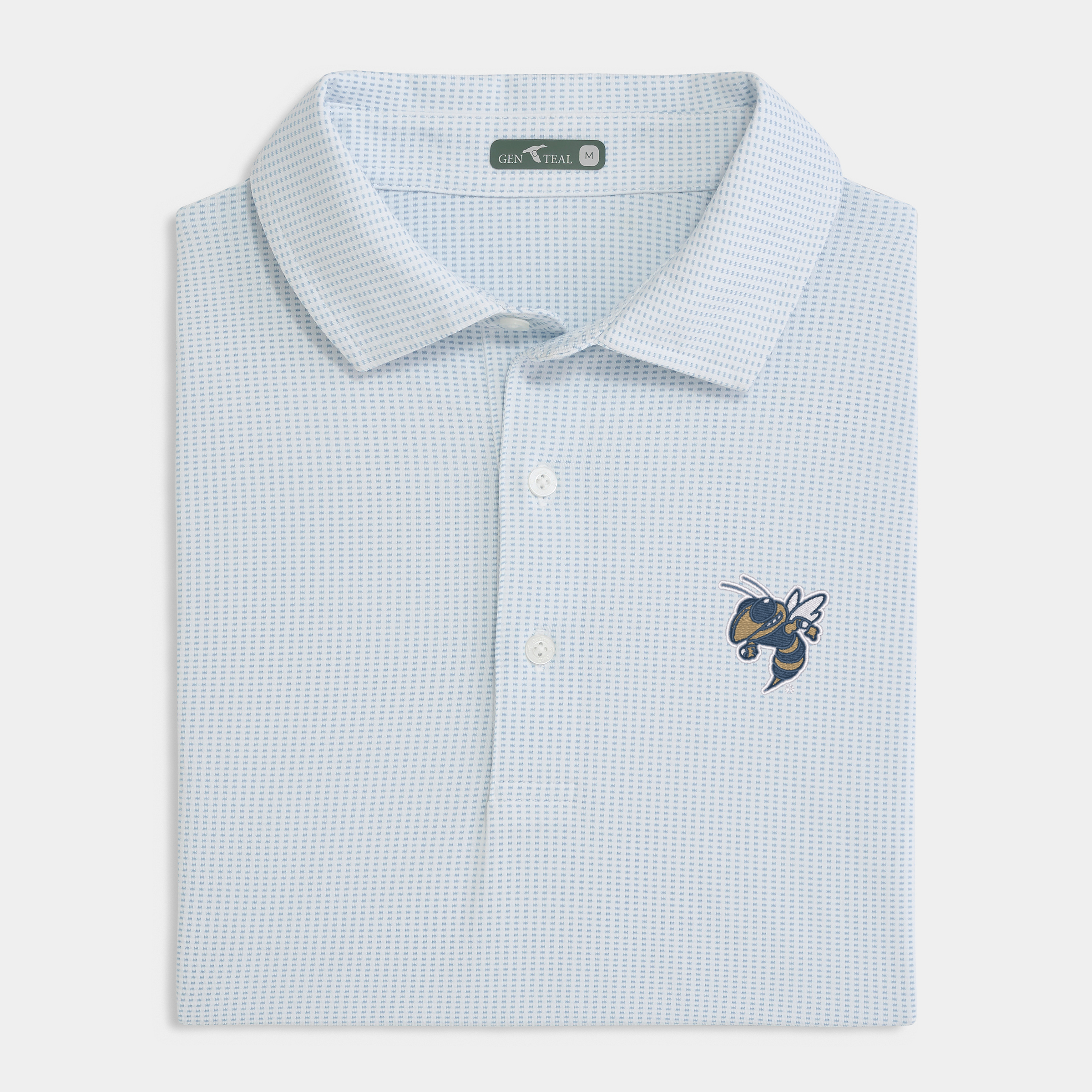 Georgia Tech Yellowjackets Jacquard Performance Polo