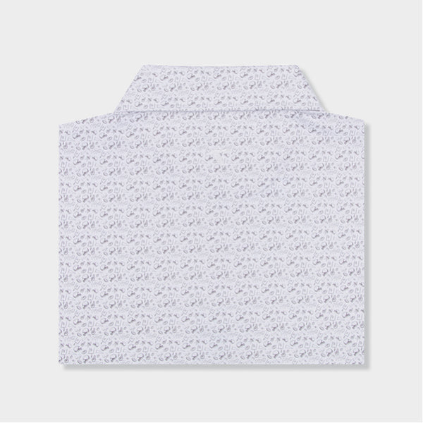 white designed polo by Genteal