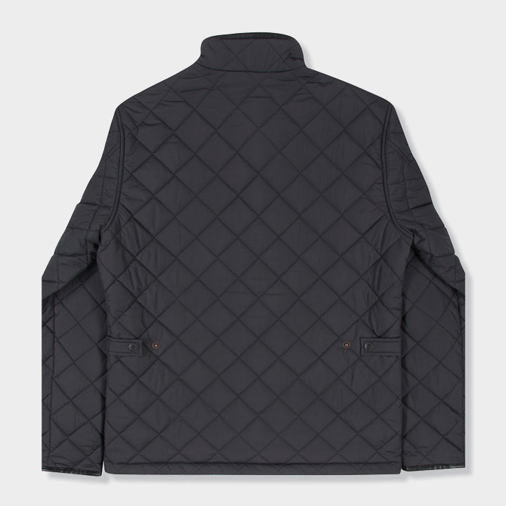 Black quilted coat by Genteal