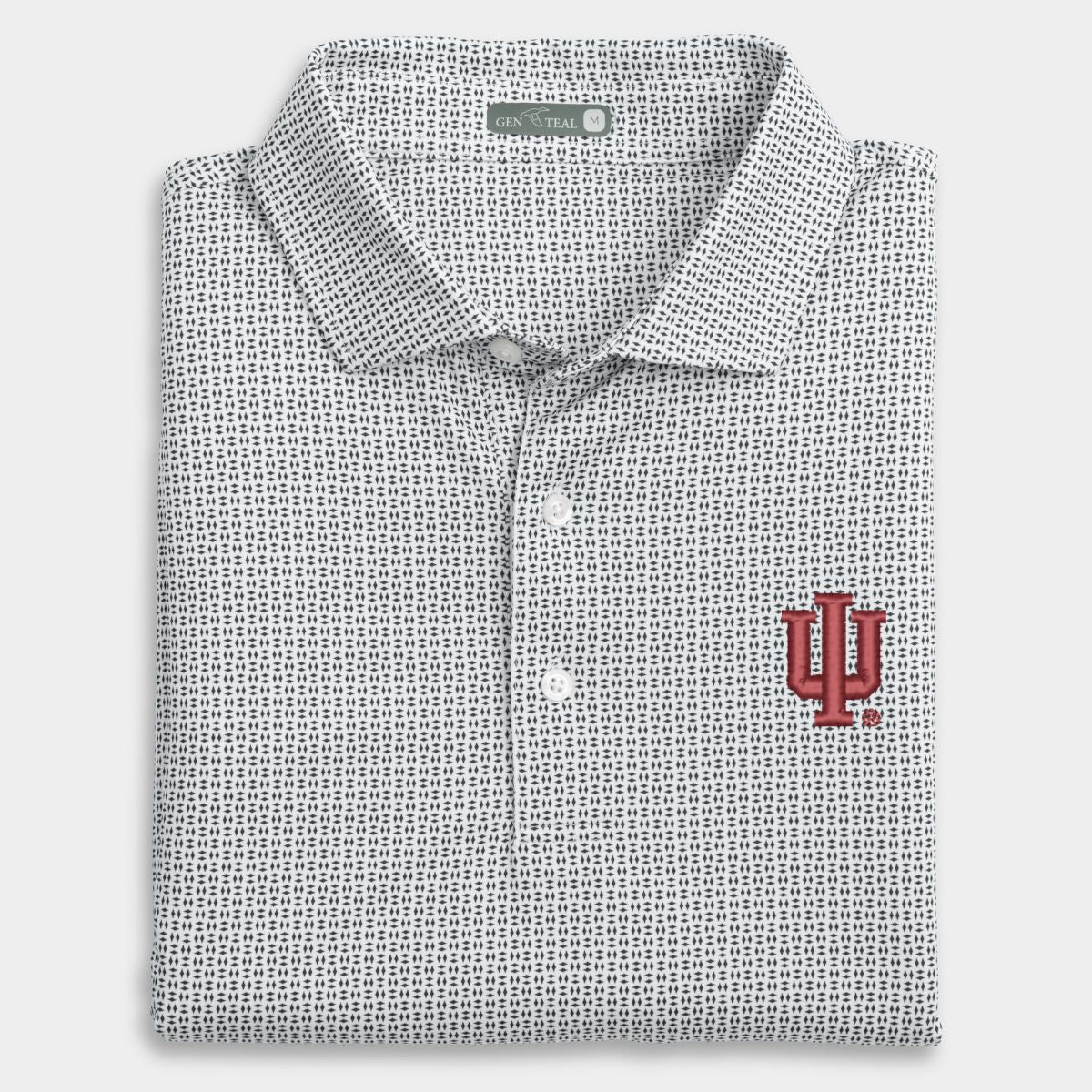 Indiana Trellis Printed Performance Polo