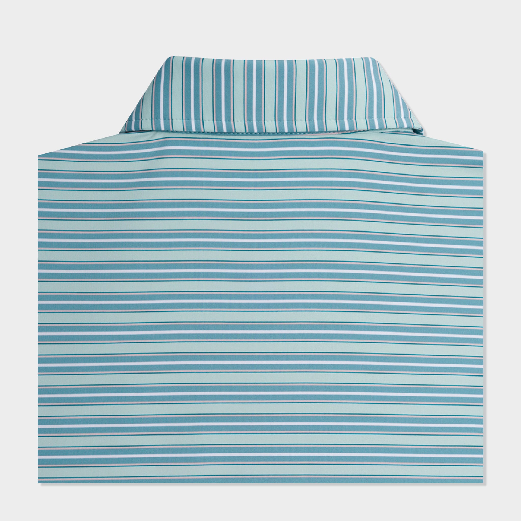 Striped polo with moisture-wicking fabric