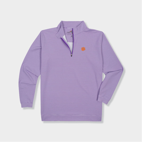 purple quarter zip by Genteal