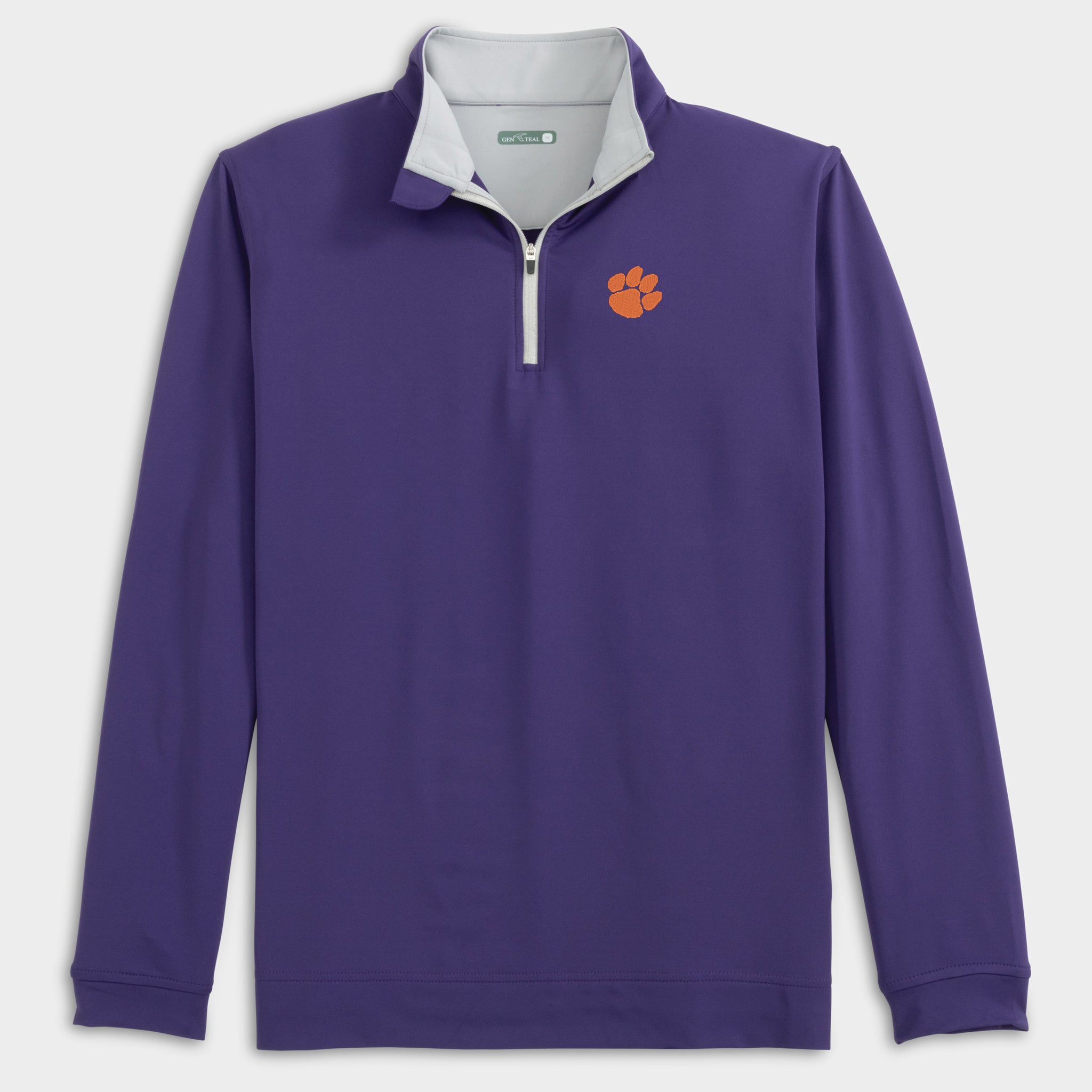 Clemson Venture Performance Quarter-Zip-GenTeal Apparel