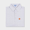 white designed polo by Genteal