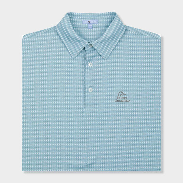 blue designed polo by gentea