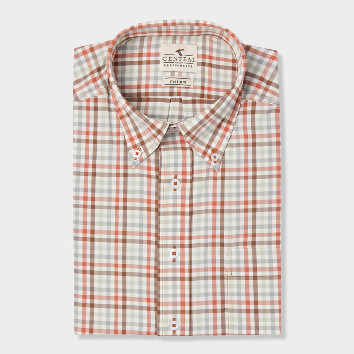 Red and brown shirt by Genteal