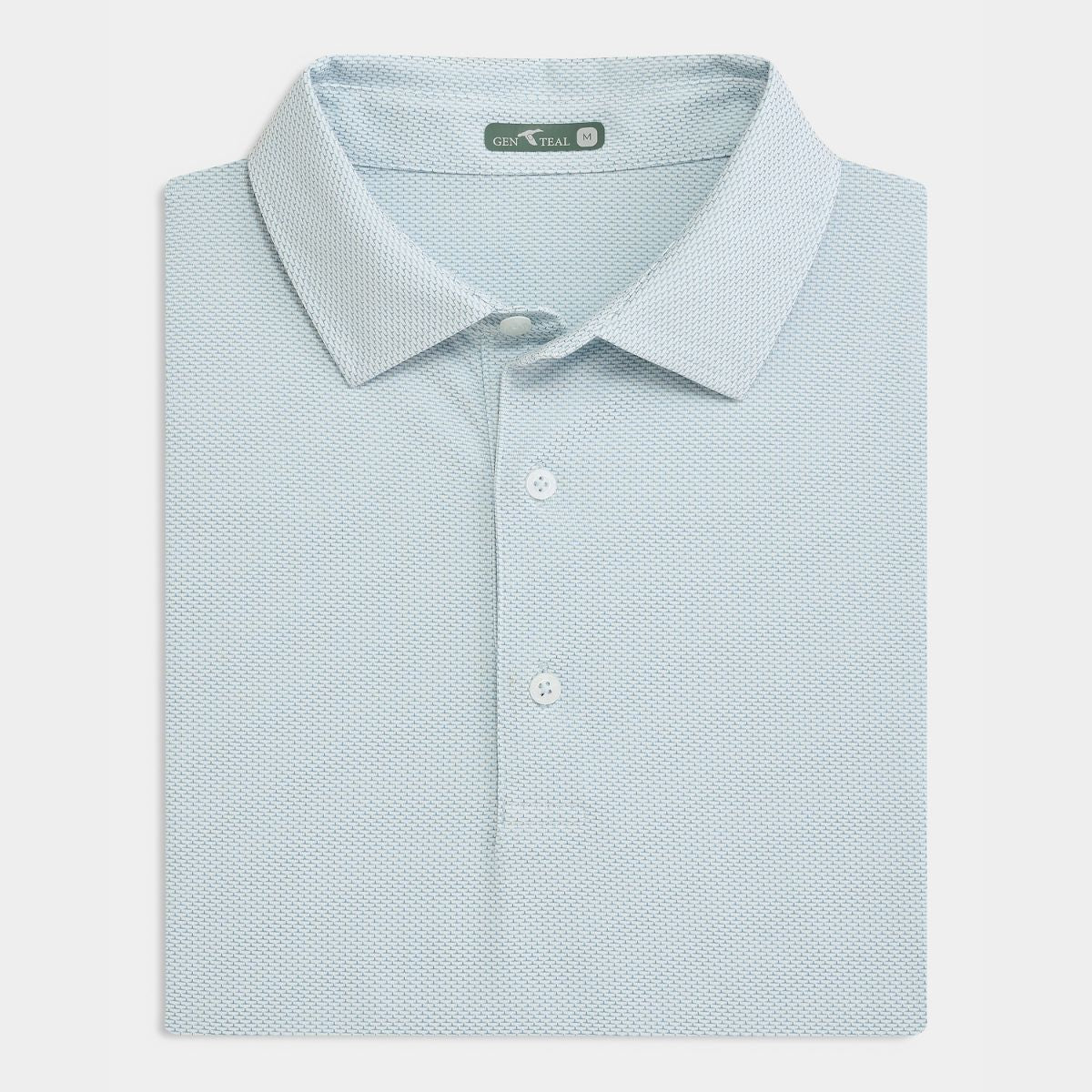 Brick Jacquard Polo