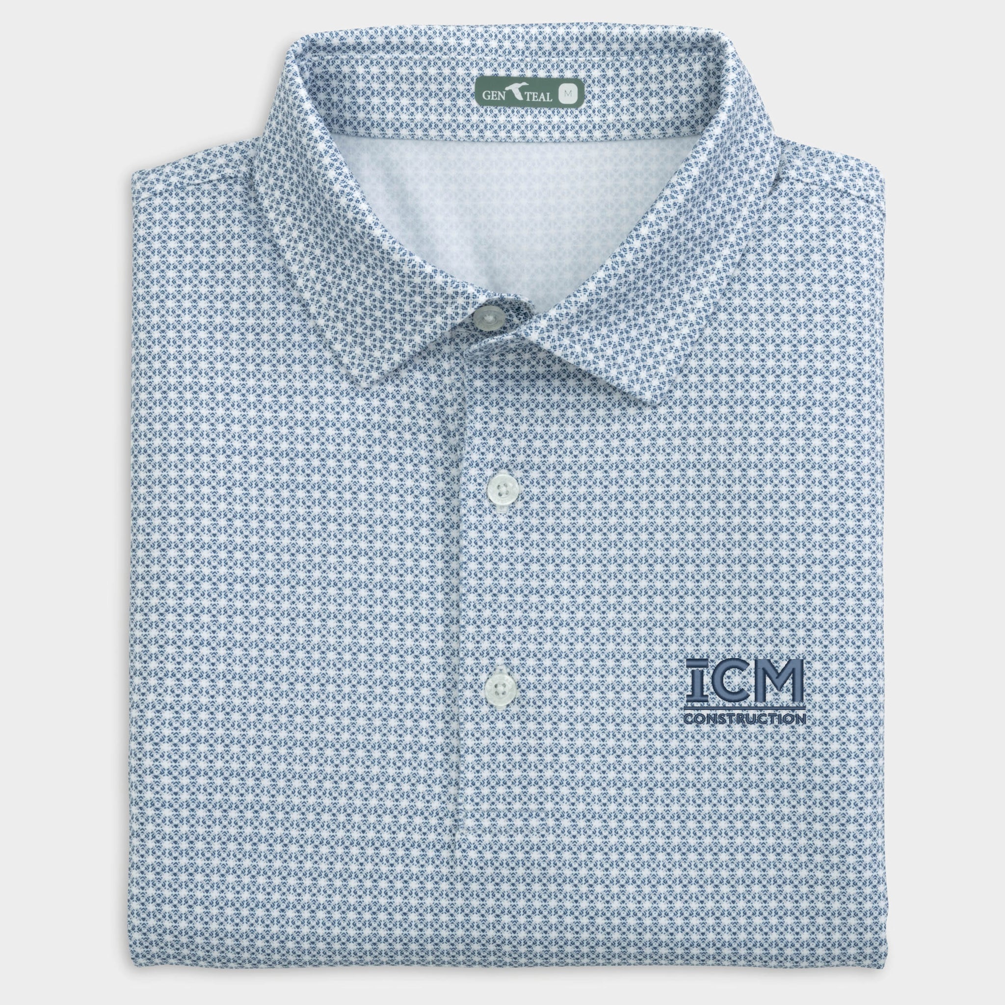 ICM Tile Printed Performance Polo