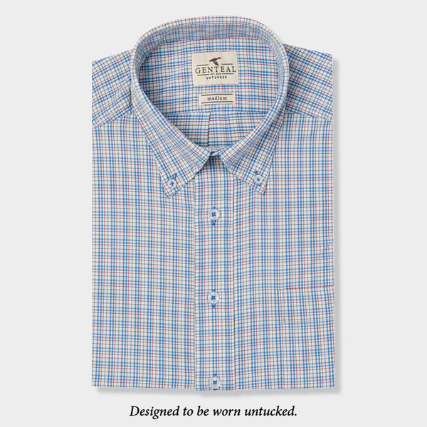 blue plaid shirt by Genteal