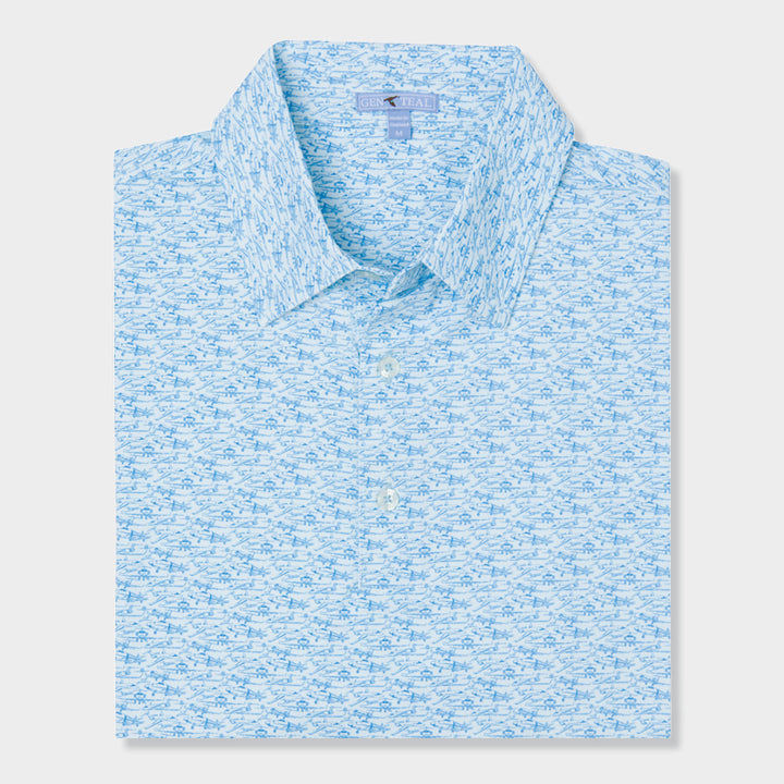 Blue polo by Genteal