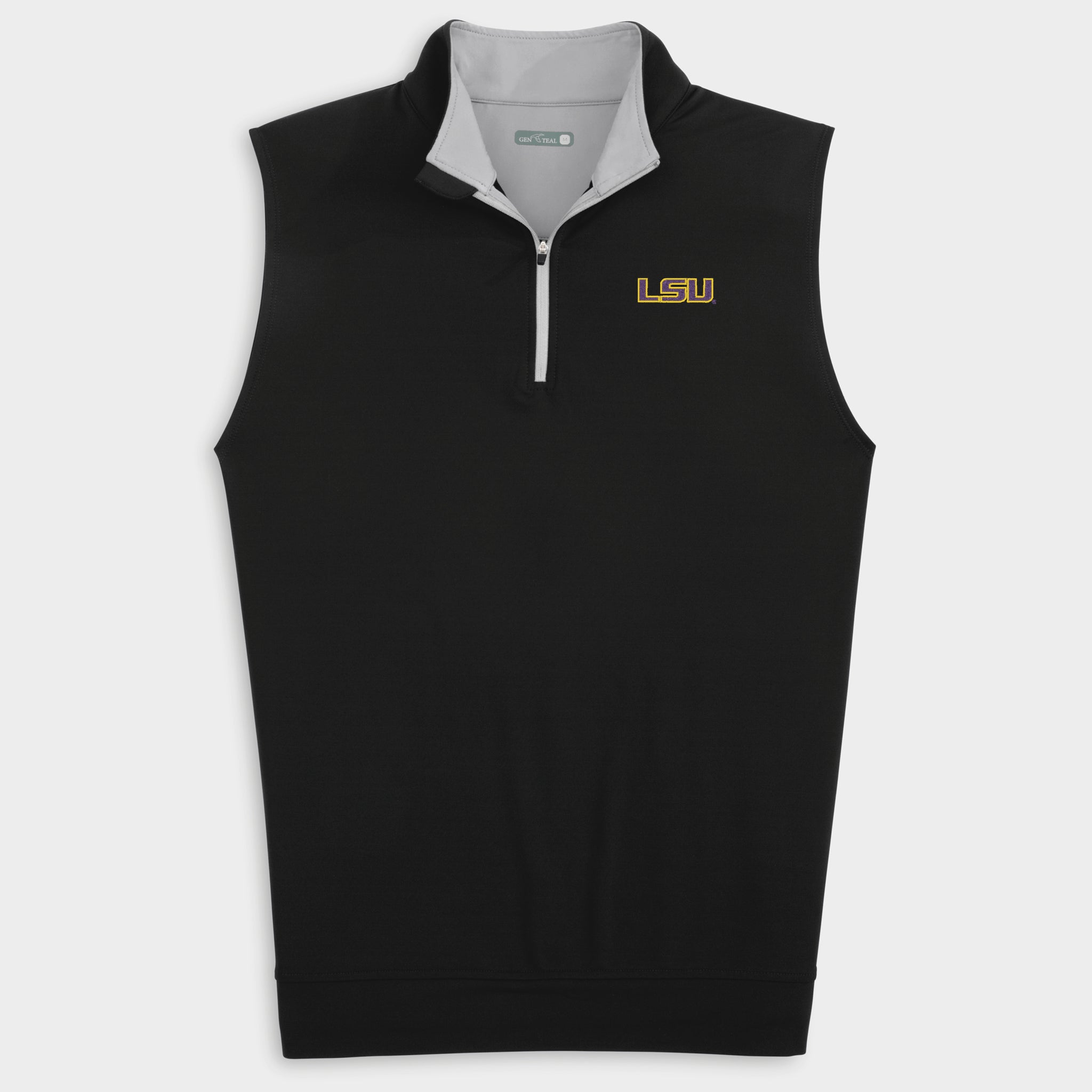 LSU Venture Performance Quarter-Zip Vest-GenTeal Apparel
