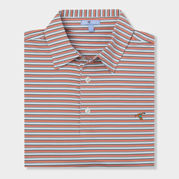 Red and blue polo by Genteal