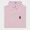 Red and white polo with baseball designs by Genteal
