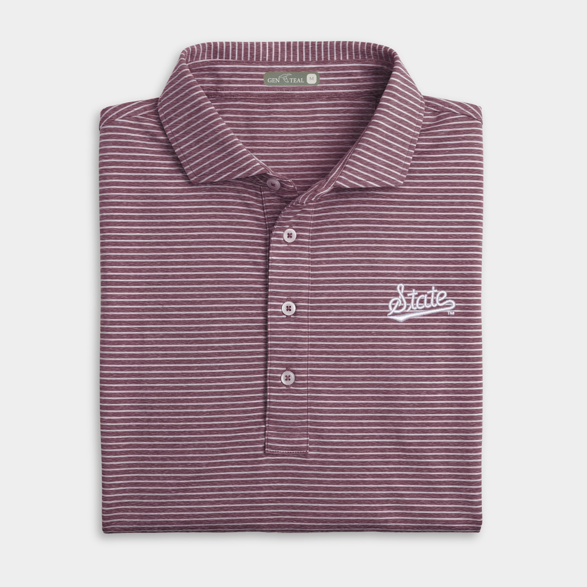 Mississippi State Script Davis Performance Polo