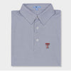 blue design baseball polo by Genteal