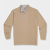 tan quarter zip by Genteal