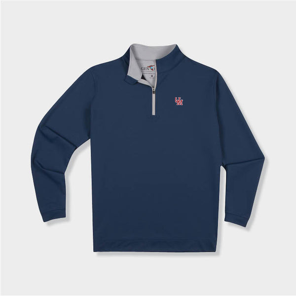 Navy quarter zip by Genteal