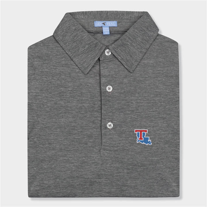 Louisiana Tech brrrº Heathered Performance Polo
