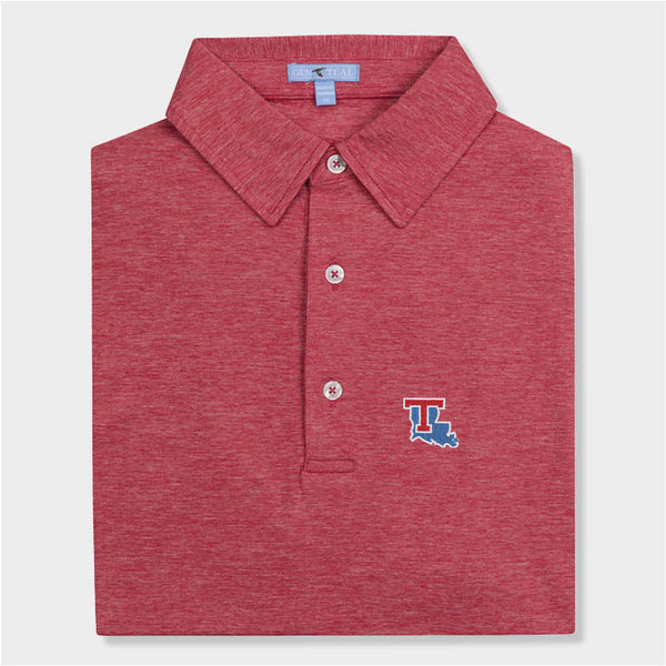 Louisiana Tech brrrº Heathered Performance Polo