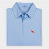 blue striped polo by Genteal