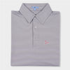 Troy Script Pinstripe Performance Polo