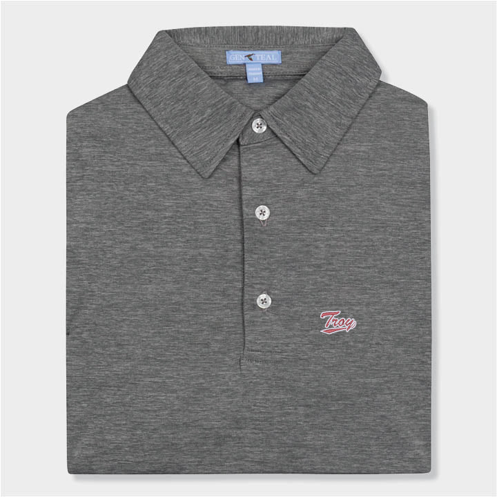 Troy Script brrrº Heathered Performance Polo