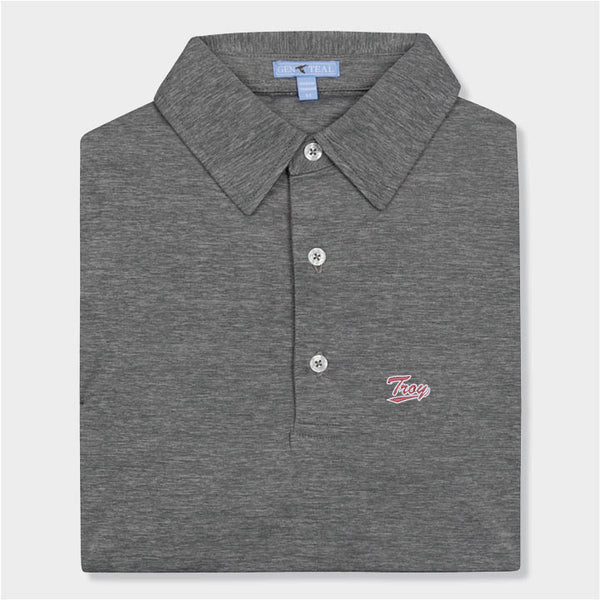 Troy Script brrrº Heathered Performance Polo