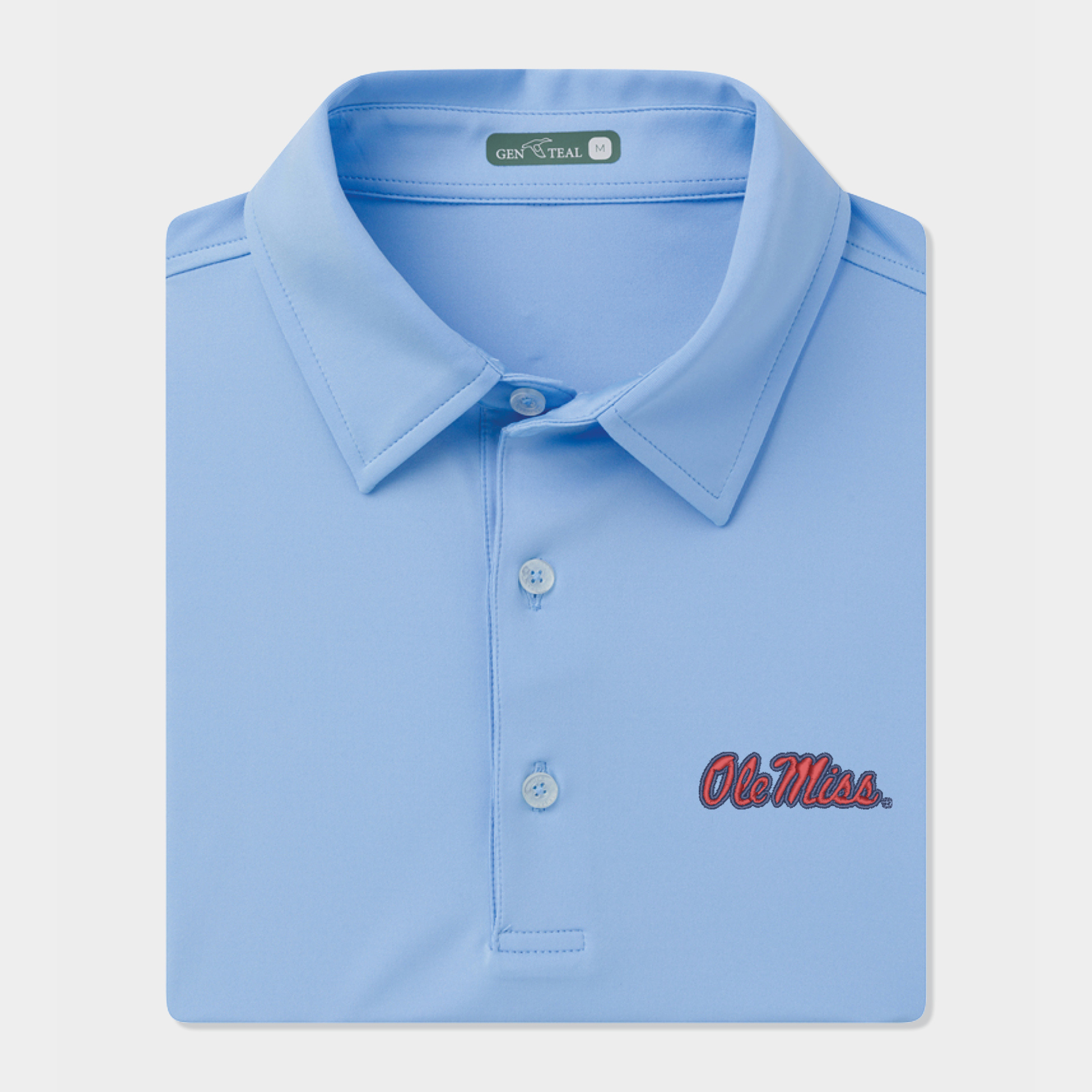 Ole Miss Solid Performance Polo