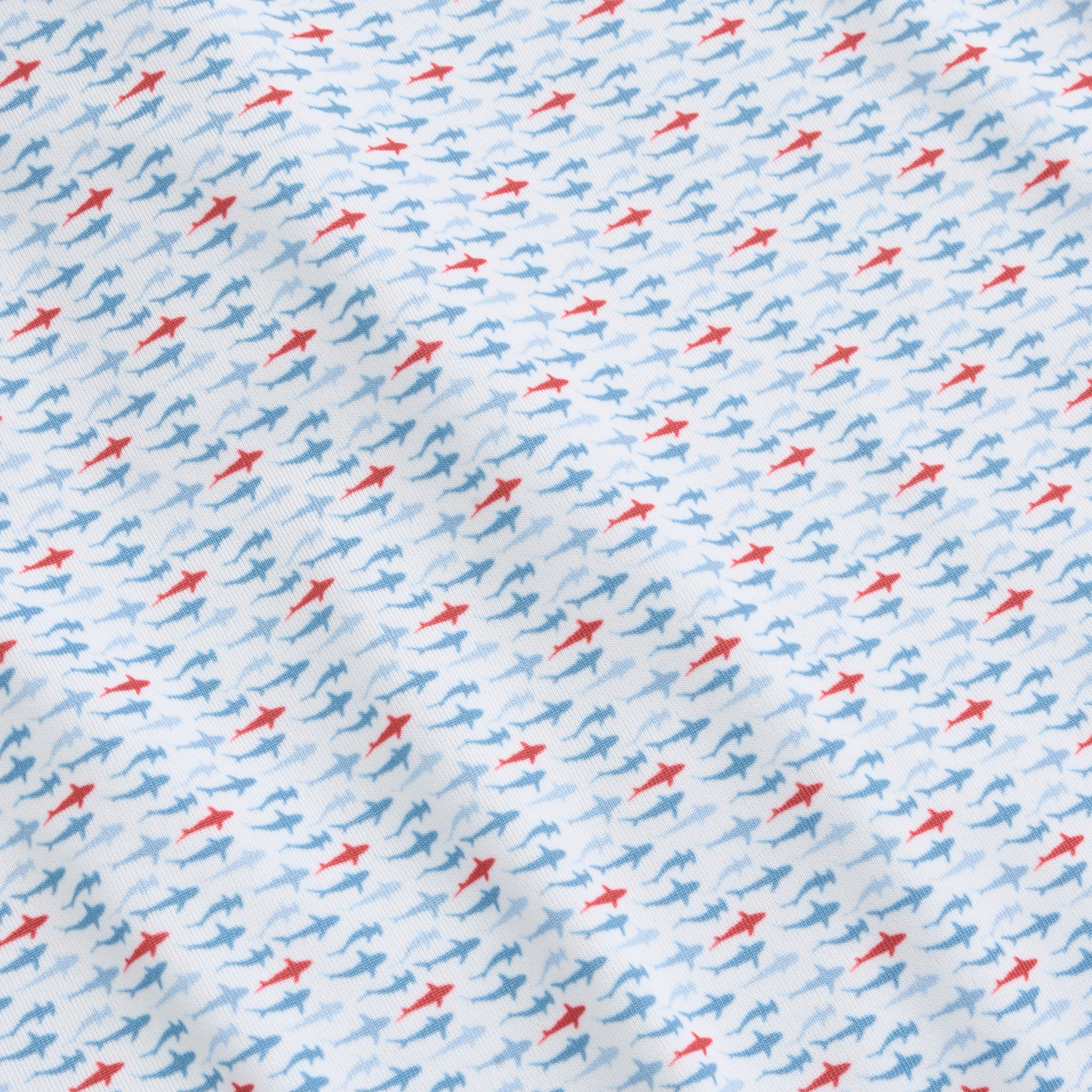 Sunday Ole Miss Fin Frenzy Printed Performance Polo