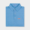 blue designed polo by Genteal