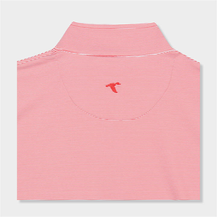 red quarter zip by Genteal