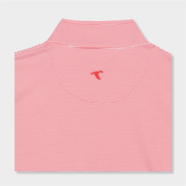 red quarter zip by Genteal