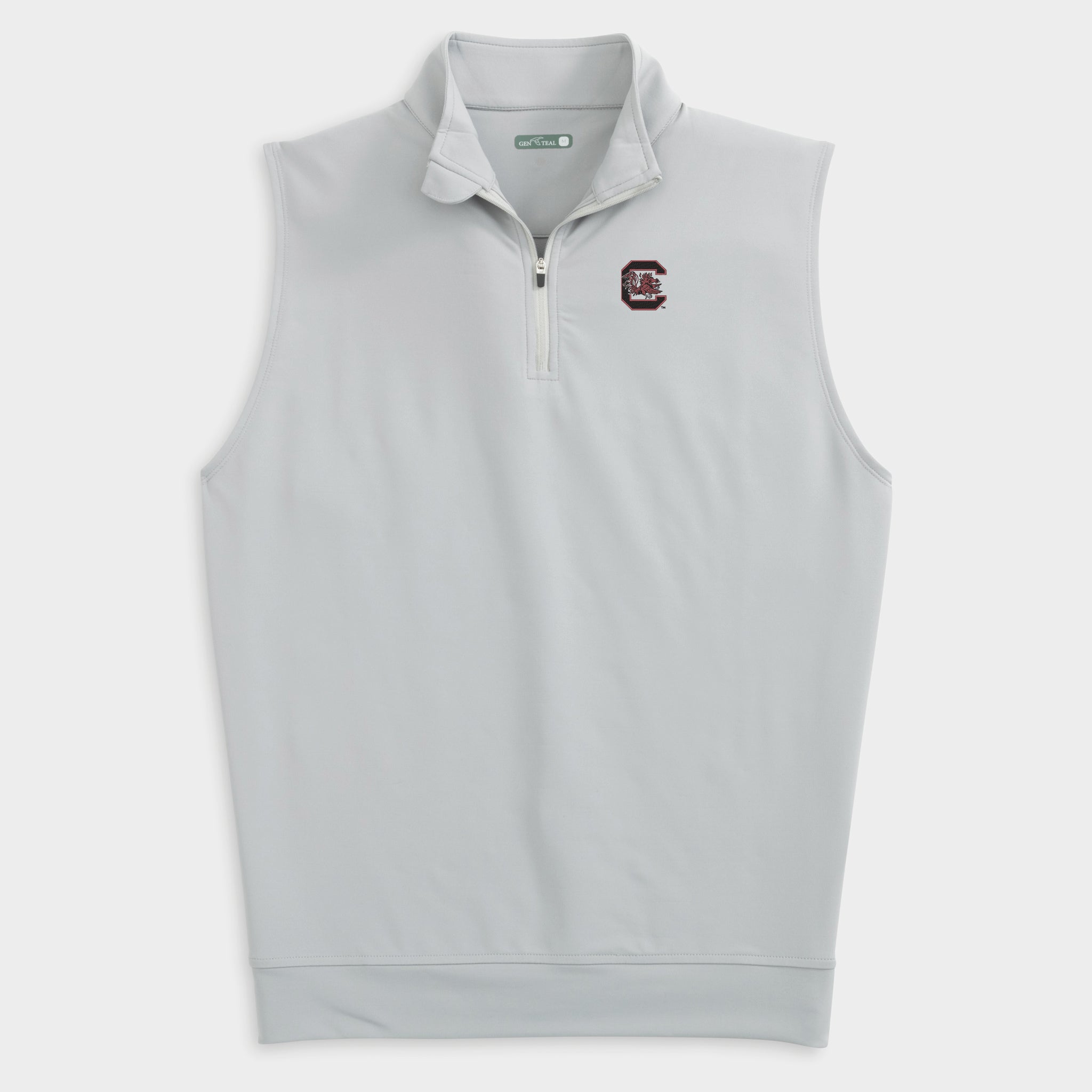 South Carolina Venture Performance Quarter-Zip Vest-GenTeal Apparel