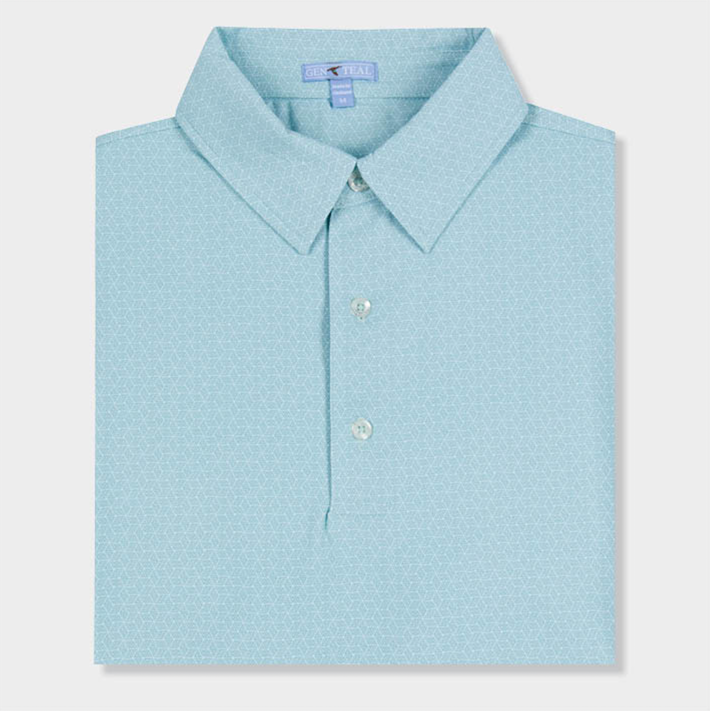 brrrº Aqua Triangle Performance Polo