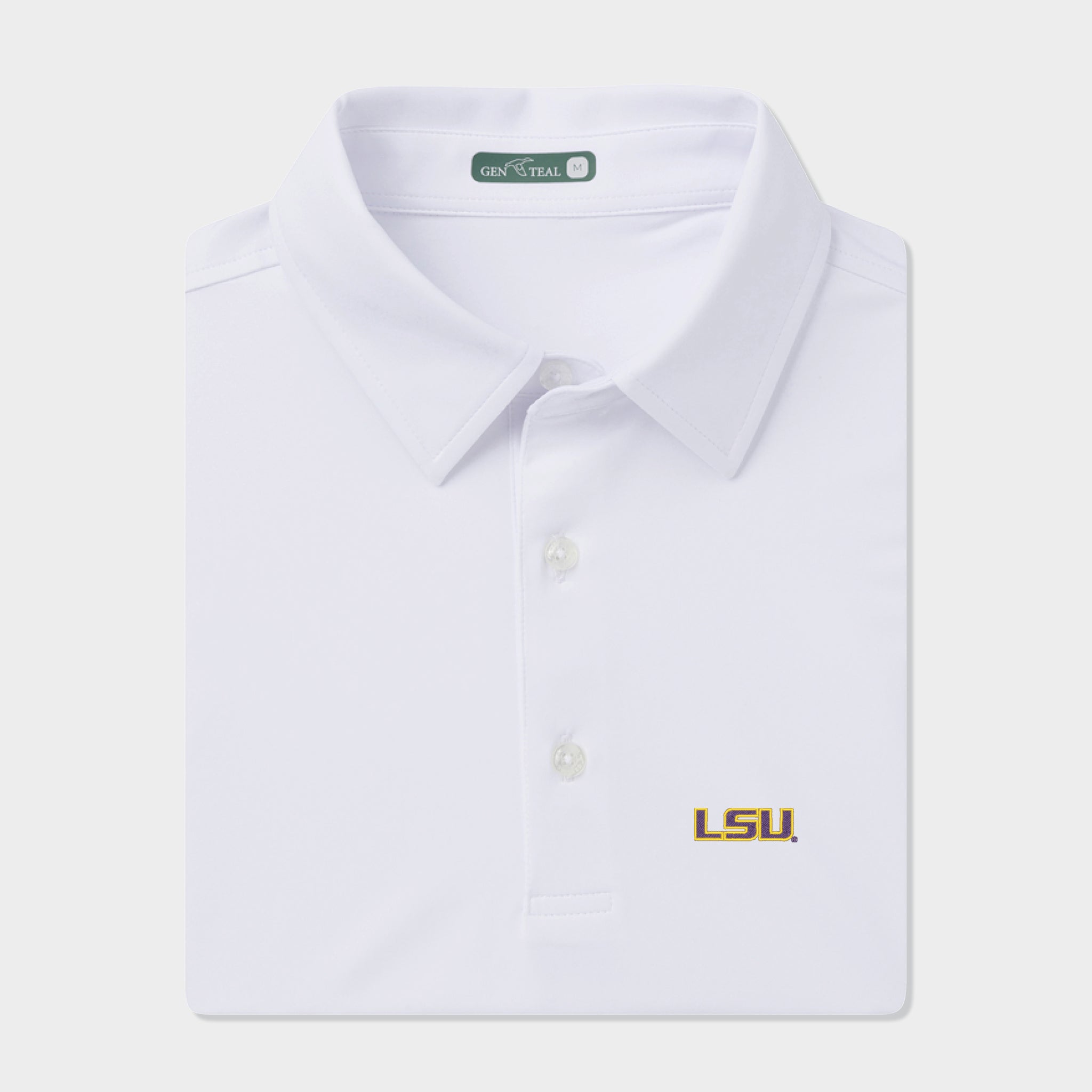 LSU Solid Performance Polo