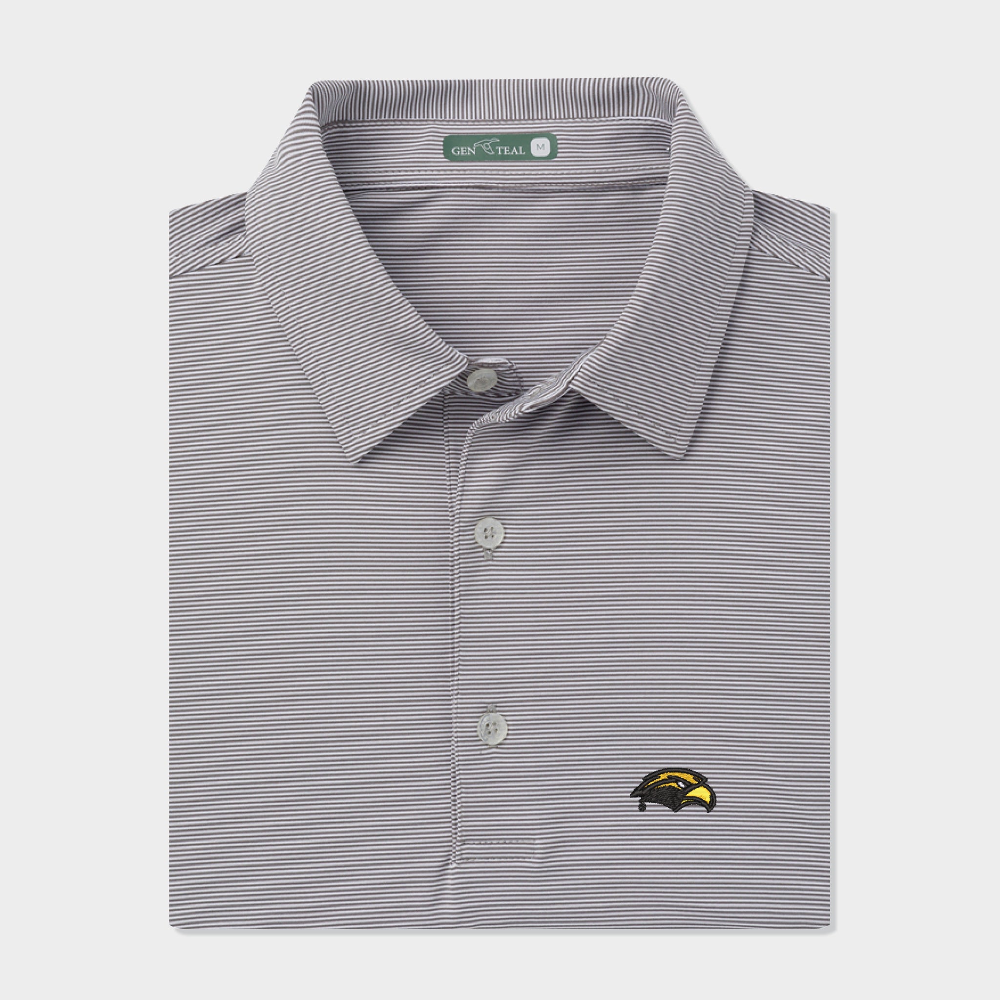Southern Miss Pinstripe Performance Polo