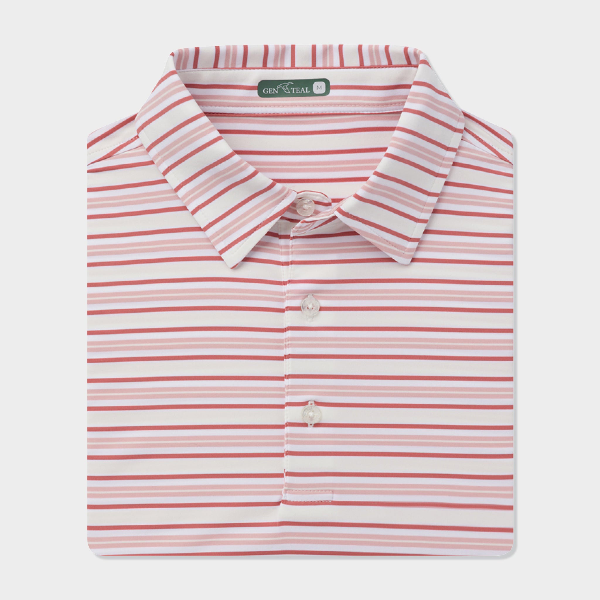 Men's Striped Polo