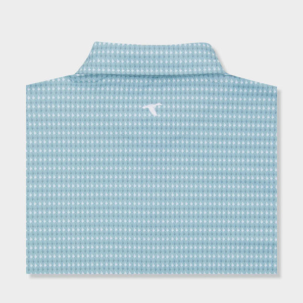 blue designed polo by Genteal