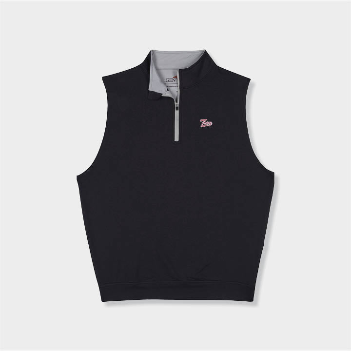 Troy Script Performance Quarter-Zip Vest