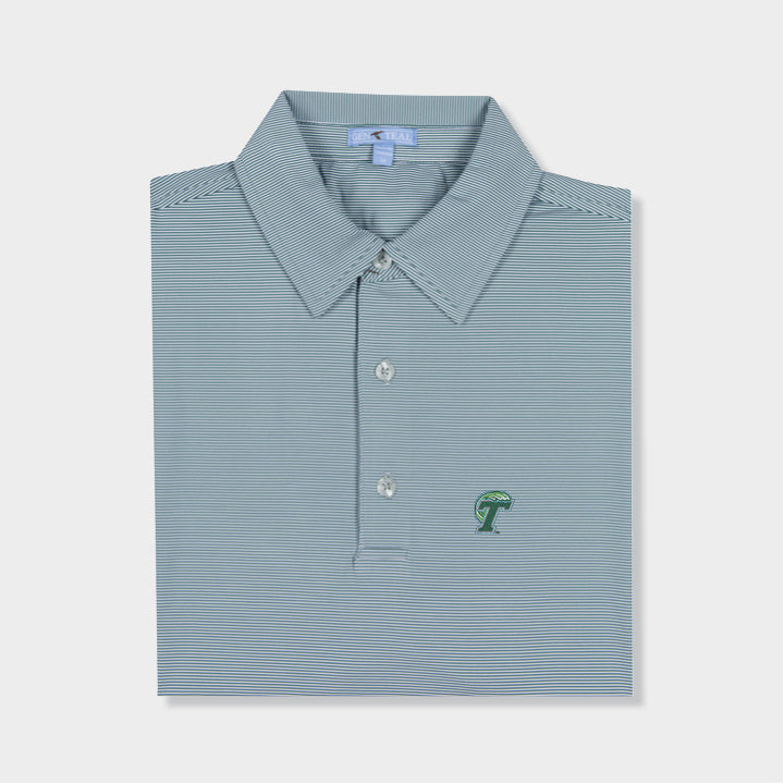 green striped polo by Genteal