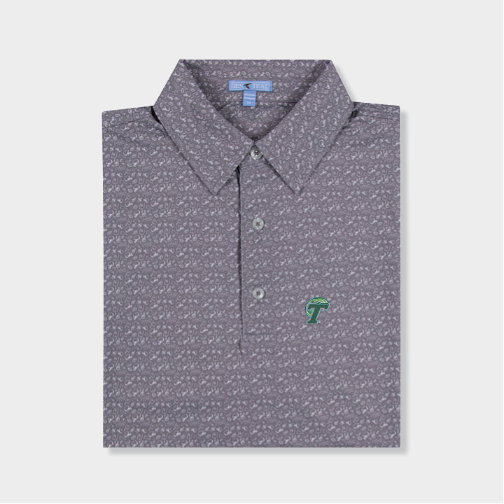 Tulane T Wave Tailgate brrrº Performance Polo