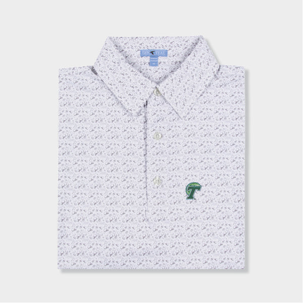 Tulane T Wave Tailgate brrrº Performance Polo
