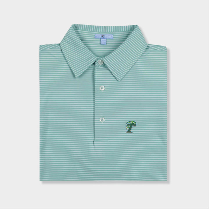 green striped polo by Genteal