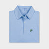 blue striped polo by Genteal