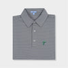 grey striped polo by Genteal