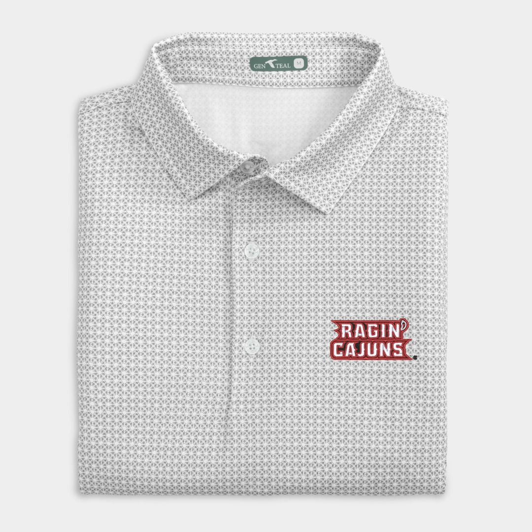Louisiana Tile Printed Performance Polo