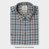 Blue and brown flannel by Genteal