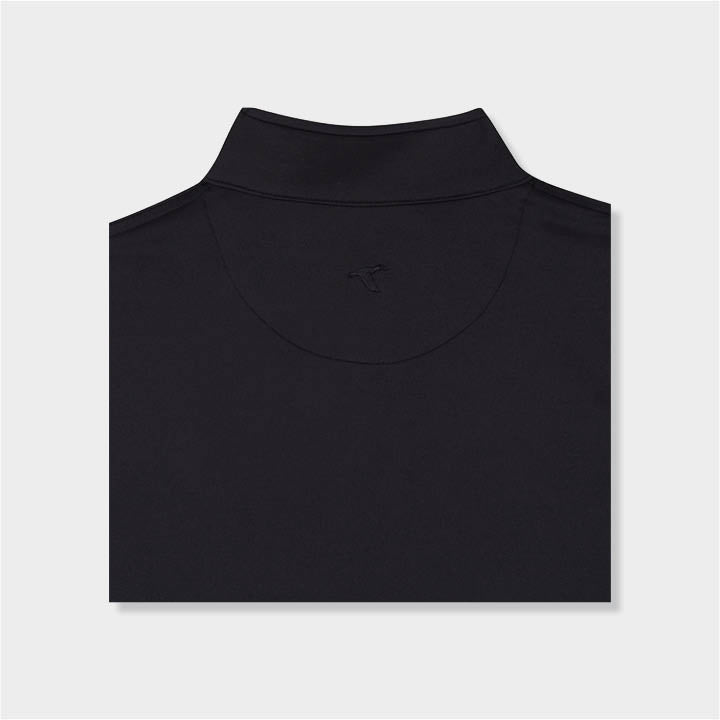 black quarter zip vest by Genteal